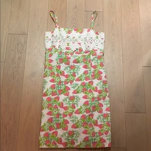 Lily Pulitzer women’s strawberry print dress